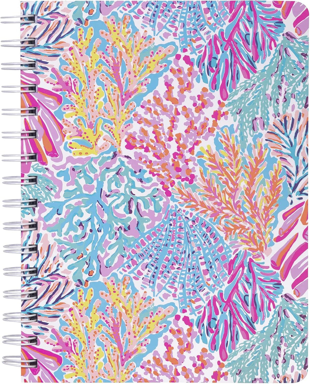 Lilly Pulitzer Aqua La Vista Mini Spiral Notebook - Stylish Blue/Gold Hardcover Journal with 160 College Ruled Pages, Perfect for On-the-Go Note-Taking!