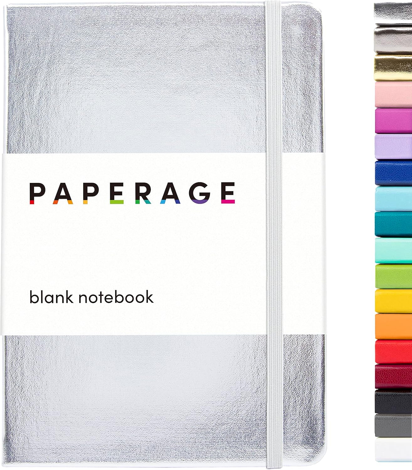 PAPERAGE Red Dotted Journal Notebook - 160 Pages of Premium 100 GSM Thick Paper, Perfect for Work, School & Bullet Journaling - Medium 5.6" x 8" Hardcover