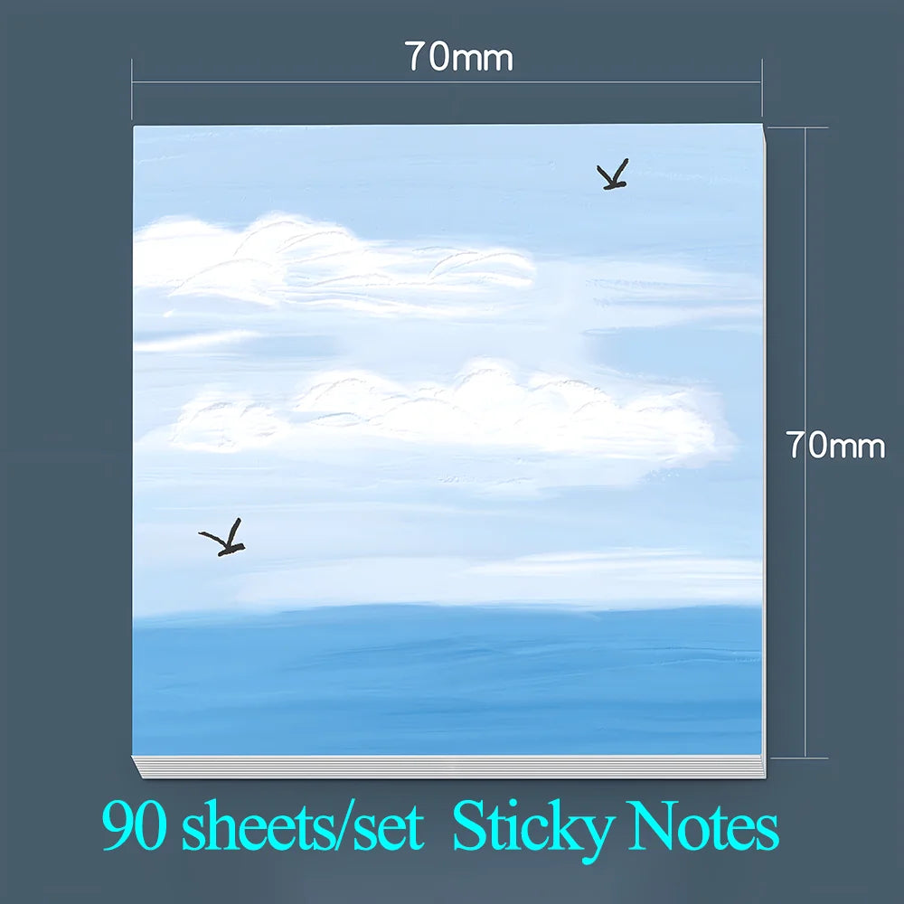 Charming Vintage Alpaca Sticky Notes - Aesthetic Memo Pads for Planners & Journals