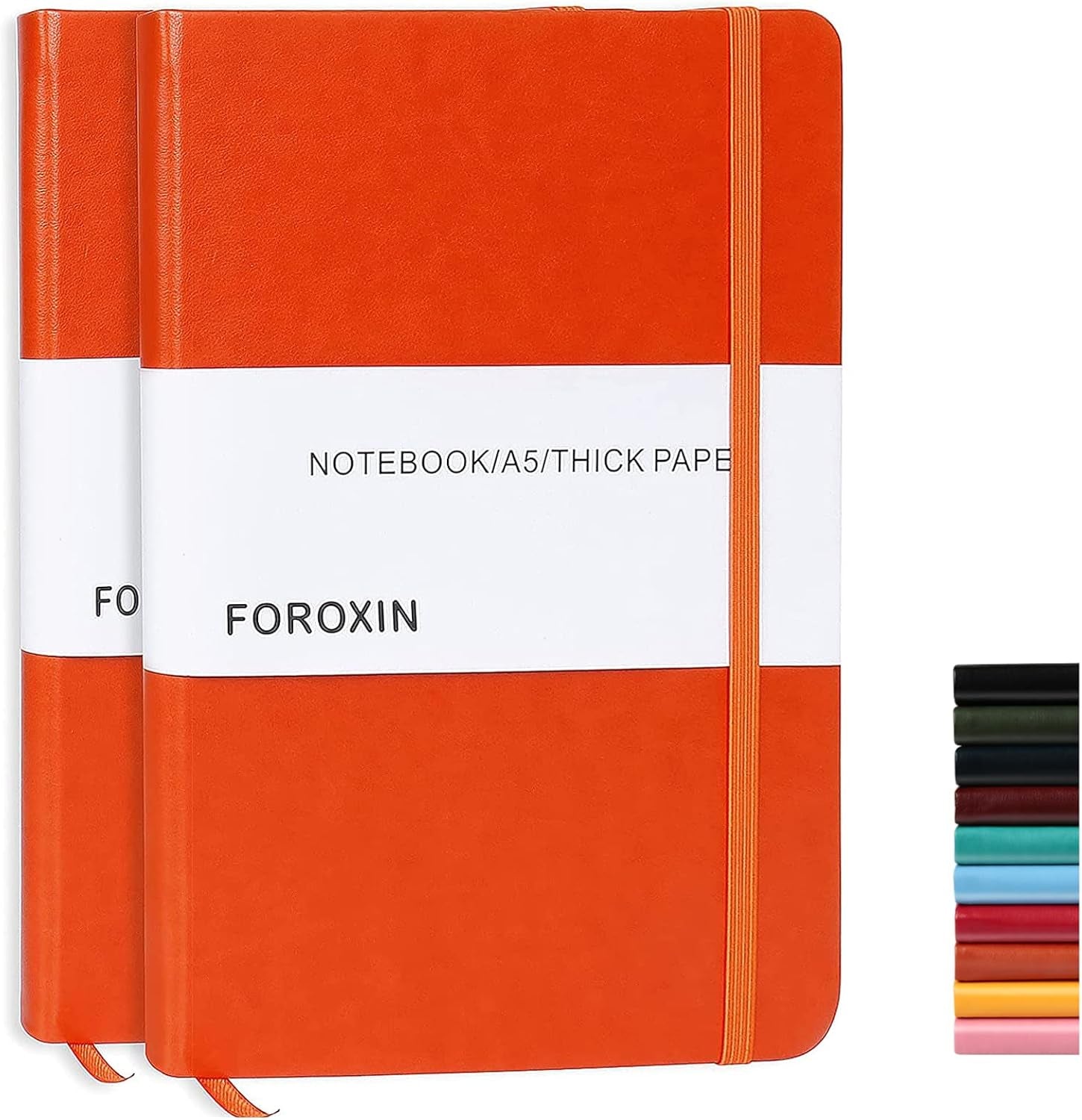 Elegant Dark Green Leather Lined Journal Notebook - 192 Pages, College Ruled, Perfect for Work, Home, and School with Elastic Closure and Ribbon Bookmark (8.3 x 5.7 inches)