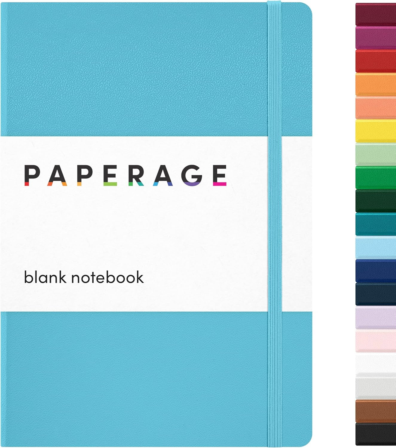 PAPERAGE Red Dotted Journal Notebook - 160 Pages of Premium 100 GSM Thick Paper, Perfect for Work, School & Bullet Journaling - Medium 5.6" x 8" Hardcover